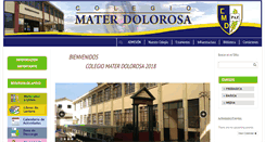 Desktop Screenshot of materdolorosa.cl